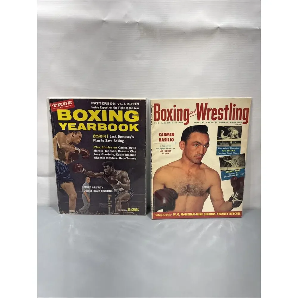 Vintage International Boxing Magazine Lot of 12 1953-1984 Muhammad Ali Liston